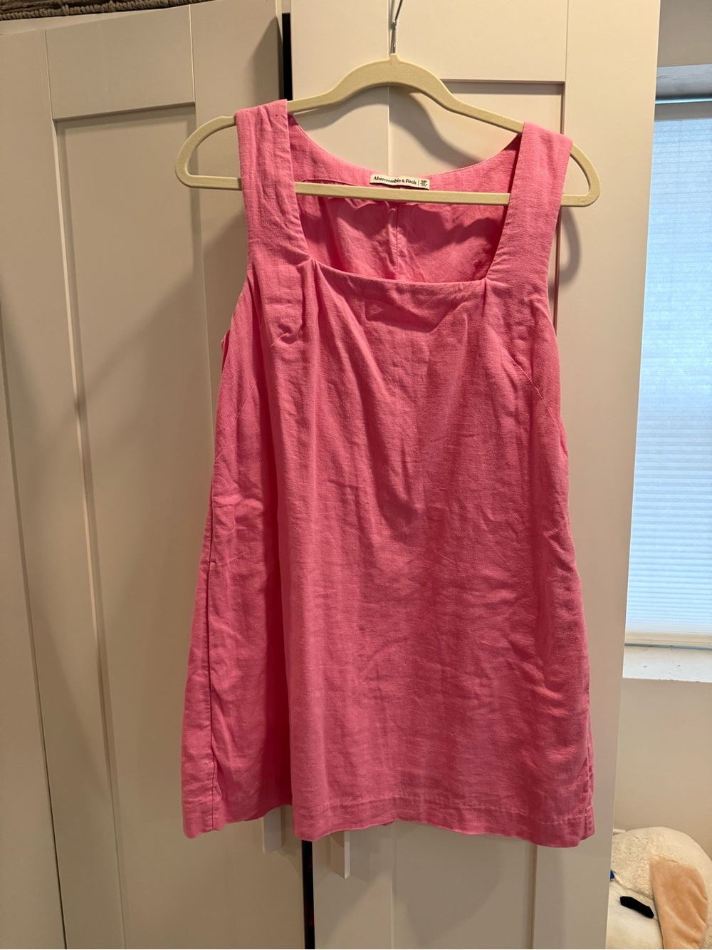 Abercrombie & Fitch Pink Sleeveless Shift Dress